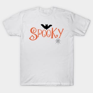 Spooky Halloween design orange T-Shirt